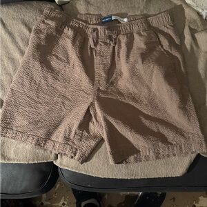 Old Navy Men's Tan Flat Front Shorts